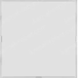 Push-button 1gang,RGB LED, int. temp. sensor, KNX - S.1/B.3/B.7, f. p.white