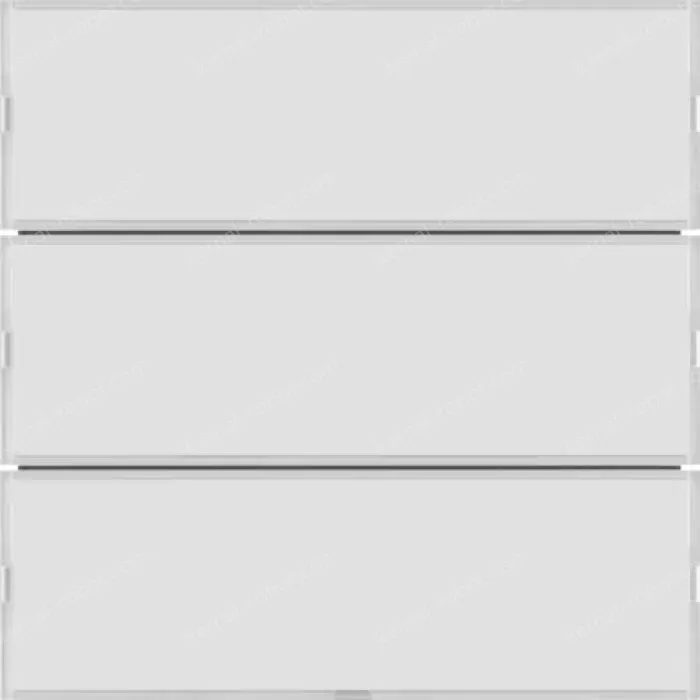 Push-button 3g, lab. field,RGB LED, int. temp.sensor, KNX-S.1/B.3/B.7,f.wh.p.wh