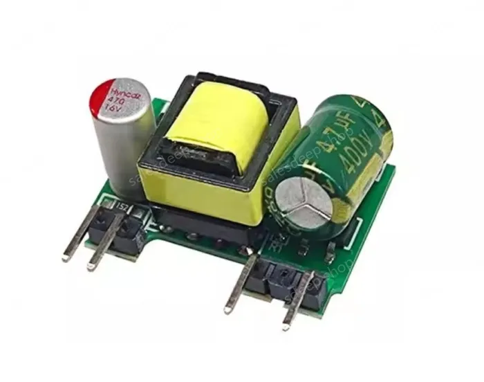 Small, safe isolated, regulated power supply switching power supply module 12V 450MA Vertical pins
