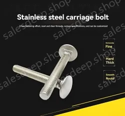 Big head carriage bolt M6*140