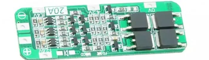 Lithium battery overcharge, overdischarge, overcurrent, short-circuit charging protection board 12V 20A